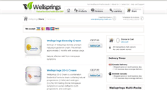 Desktop Screenshot of ca.store.wellsprings-health.com