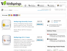 Tablet Screenshot of ca.store.wellsprings-health.com